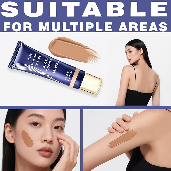 Body Coverage Perfector, Tattoo Cover Up Makeup, Waterproof, Leg & Body Makeup, Transfer-Resistant Perfector Skin Coverage, Long Lasting (1pc)
