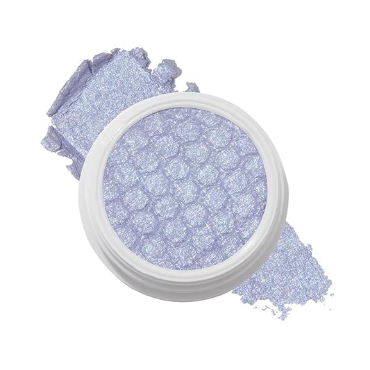 ColourPop Super Shock Shadow - High-Pigment, Crème-Powder Eye Makeup - Single Glitter Eyeshadow with Zero Fallout and Unique Bouncy Texture - Metallic Baby Blue Eyeshadow - Moon Daisy (0.07 oz)