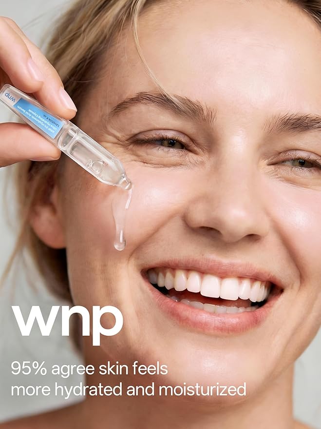 WNP Ultra Hydrating Serum 3% Hyaluronic Acid Smoother Skin|Pre-makeup SkinCare|Anti-Aging serum for face Single-Use Vials Skincare|for Sensitive skin|4D Hyaluronic Acid (60 vials)