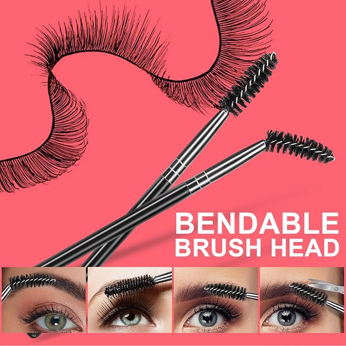 FANDAMEI Eyebrow Scissors, Eyebrow Kit, Eyebrow Tweezers for Women, Eyebrow Razor, Eyebrow Brush. Eyebrow Kit for Men with Leather Case. Eyebrow Scissors for Women Facial Hair Ingrown Hair Removal