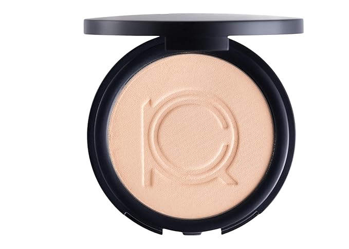 ioly's Beauty pressed powder foundation Compact with powder puff 0.49 OZ Makup fit me powder foundation Makeup full coverage foundation texture powder for men and woman