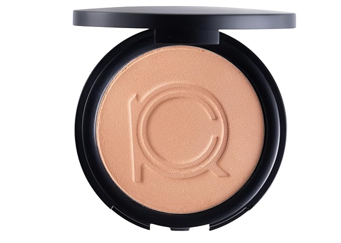 ioly's Beauty pressed powder foundation Compact with powder puff 0.49 OZ Makup fit me powder foundation Makeup full coverage foundation texture powder for men and woman