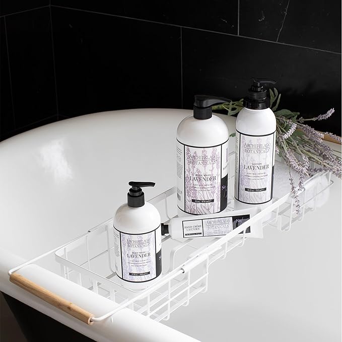 Archipelago Botanicals Lavender Body Wash, Cleansing and Moisturizing Body Wash for Dry Skin, Soft and Smooth Skin, Free from Parabens, Phthalates and GMOs (33 oz)