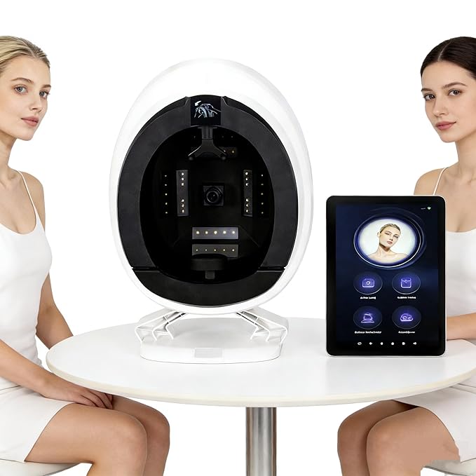Professional AI Facial Skin Analysis Machine with 8 Spectrum Imaging Technology with AI-Powered Quantitative Results for SPA And Salon