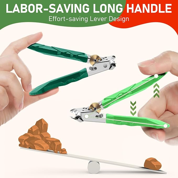Toenail Clippers for Thick Toenails for Seniors, Christmas Stocking Stuffers, Wide Jaw Opening Nail Clippers, Heavy Duty Ingrown Toenail Clippers Nail Cutters, Sharp Slanted Nail Clippers, Dual Green