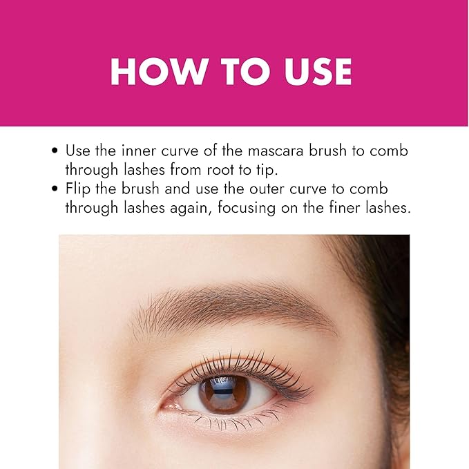 HEROINE MAKE by KISSME Volumizing Mascara Waterproof & Curvy Brush for Eye Makeup | Waterproof Mascara Volume & Length by Defining Fiber for Long-lasting Natural Eyelash Look, from Japan, Black, 1 EA