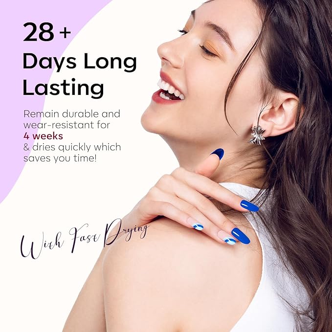 modelones Chameleon Gel Nail Polish Set - 6 Colors Fall Winter Aurora Gel Polish Kit Blue Green Purple Red Brown Glitter Gel Polish Soak Off LED Nail Lamp Gel Nail Kit Home Gift DIY Salon for Women