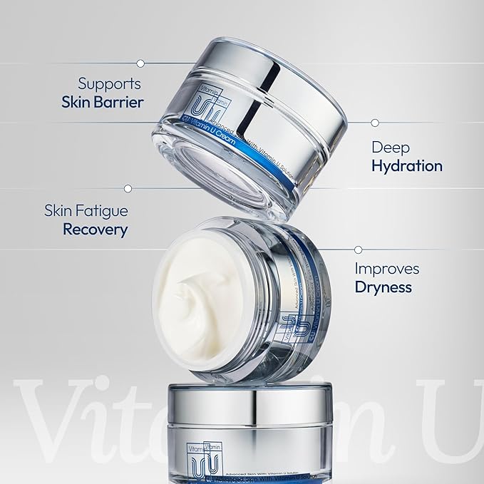 Moisturizing Cream for Face, Korean Skincare Hydrating Facial Cream with Adenosine, Niacinamide, and Ceramide, promotes Anti-Aging Skin, 50ml (1.69 Fl. Oz.)