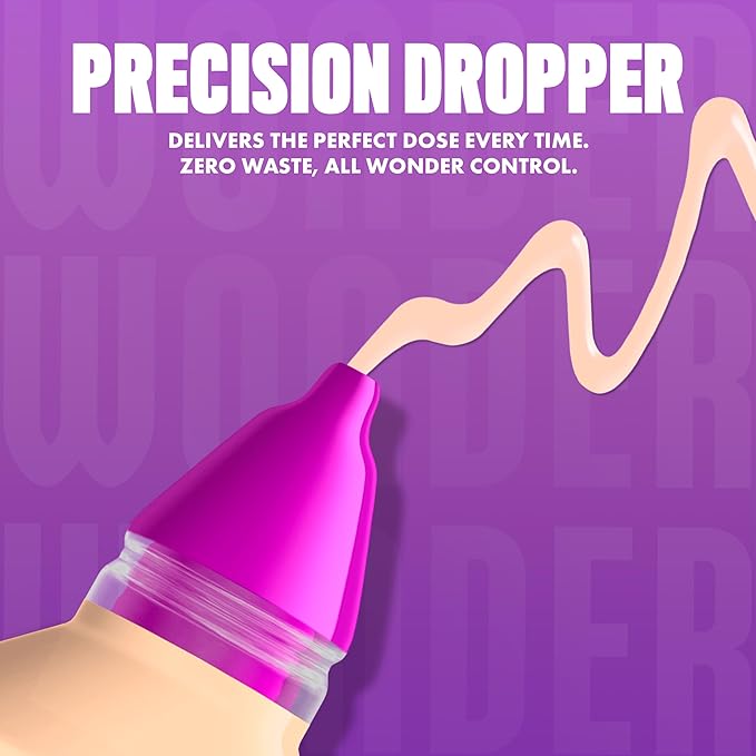 NYX PROFESSIONAL MAKEUP Make 'Em Wonder Liquid Foundation, 24HR Foundation Makeup With A Soft Matte Finish, Buildable Full Coverage - 01 Pale