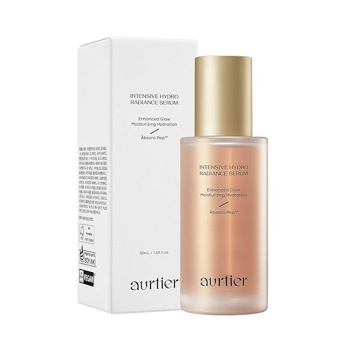 Intensive Hydro Radiance Serum, Dewy & Deep Hydration, Glow Glass Skin, Anti-aging care with Niacinamide, Vitamin C, Collagen, Korean Skin care 1.69 fl oz