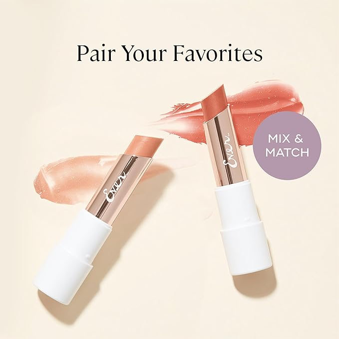 EVER Peptide Lip Therapy — Clear (Tint-Free Balm with Peptides & Moisturizing Botanical Oils)