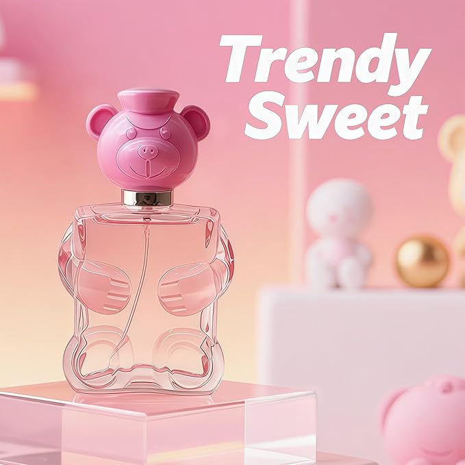 4-Piece Women's Perfume Set with 10ml Rollerball, EDP Collection, Variety of Fragrances,Long Lasting Cologne (Honey BP/Miss DW/Blue SW/BEAUTY R)