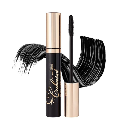 Vivienne Sabó Classic Mascara Cabaret – Volume and Length Tubing Mascara for Defined Everyday Lashes, Clean, Smudge-Resistant, Cruelty-Free, Blackest Black, Made in Italy, 0.3 fl oz