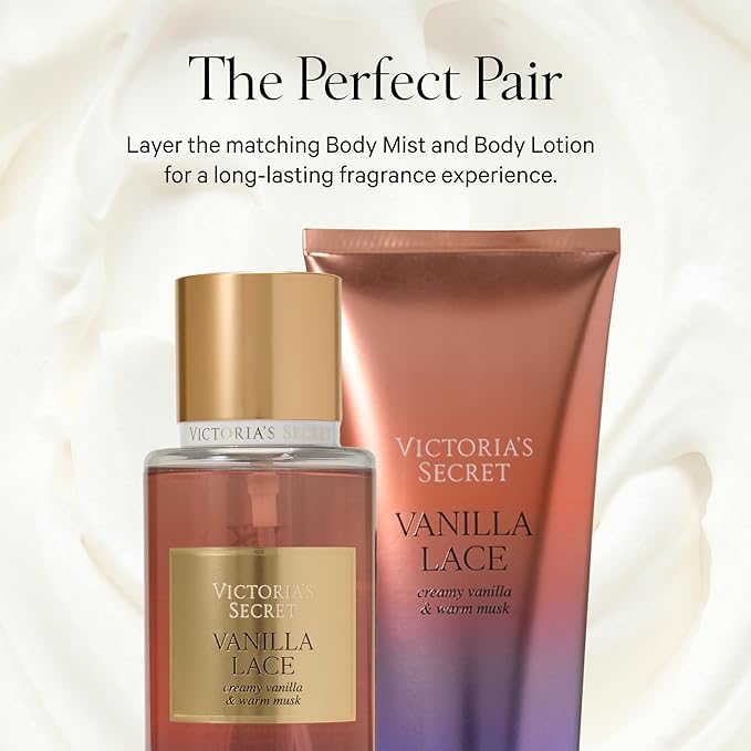Victoria's Secret Body Fragrance Mist, Vanilla Lace - 8.4 fl oz