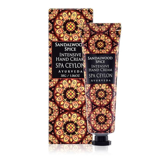 SPA CEYLON Sandalwood Spice Intensive Hand Cream | Natural Ingredients | Hand Lotion | for All Skin Types