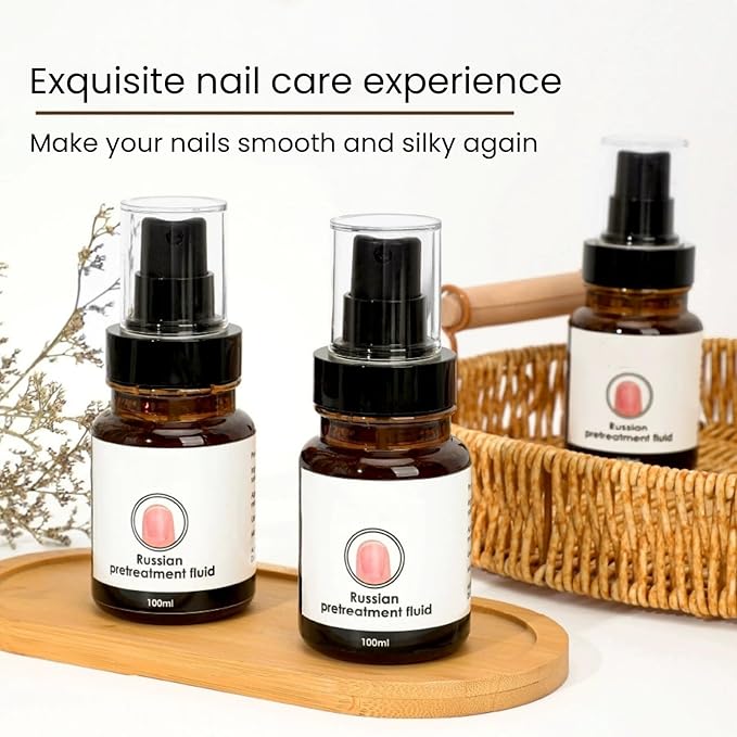 Nail & Cuticle Softener Spray - 100ml Fast-Acting Russian Pre-Treatment Liquid, Nail Polish Pre-Liquid, Softens Thick Toenails & Dead Skin, Hydrating Hyaluronic Acid Formula