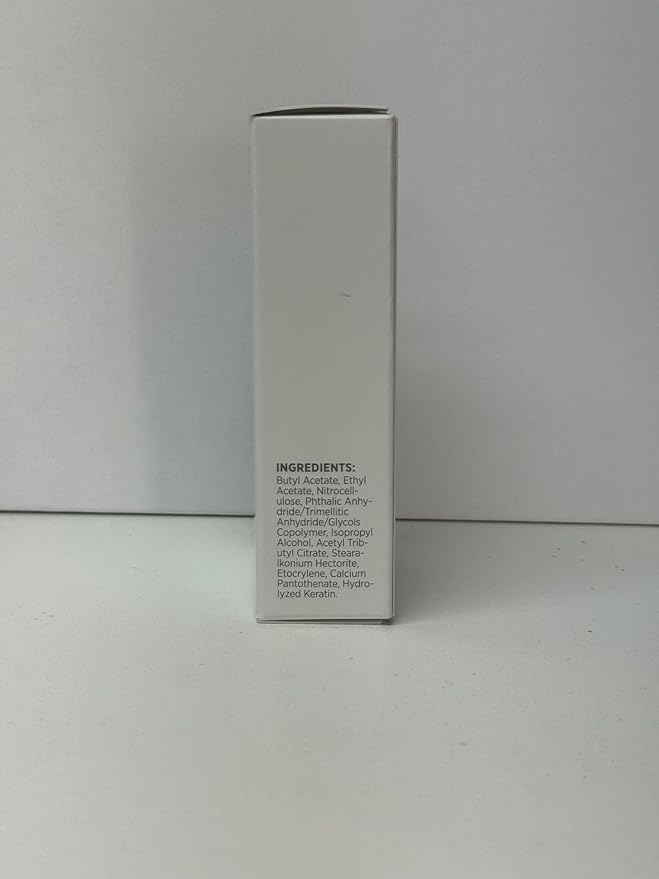 Perfect Formula Clear Gel Coat - Nail Strengthener, Keratin Treatment, Clear Nail Polish - Strengthener for Damaged Nails - Made In The USA .60 fl oz.