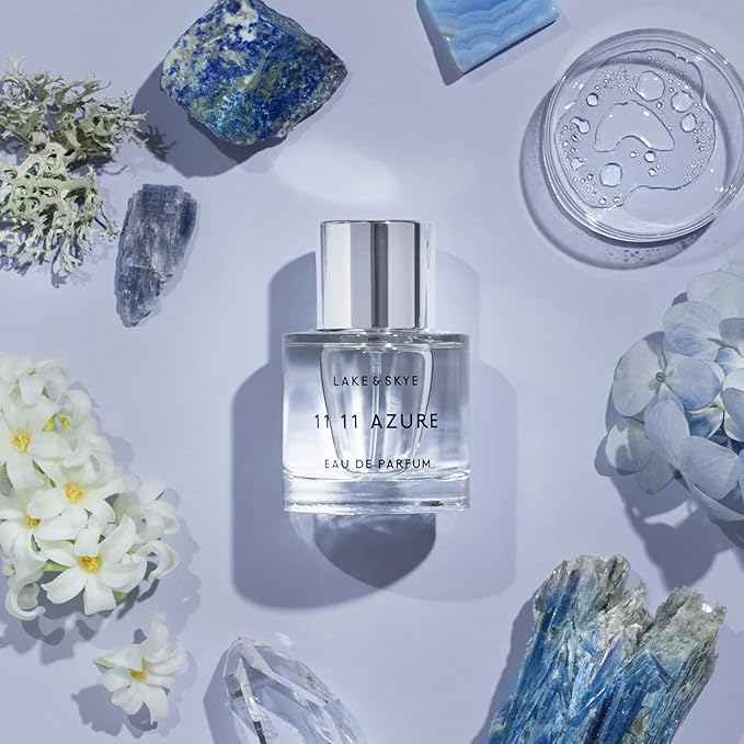Lake & Skye 11 11 Azure Eau de Parfum, 1.7 fl oz (50 ml) - Sheer, Floral, Musk