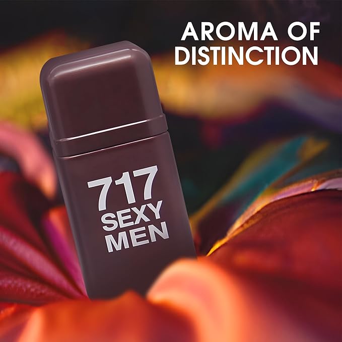 2PCS Valentine Milano/717 Sexy Eau De Toilette for Men-Fresh,Romantic Scent Perfume for Men 3.4 Fl Oz Each Mens Cologne For All Skin Daily Used