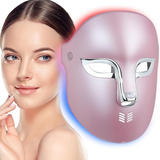 FSA Pro LED Light Therapy Facial Mask- Target Acne Removal, Wrinkles & Redness with Salon-Level Light Therapy at Home,Restore Skin