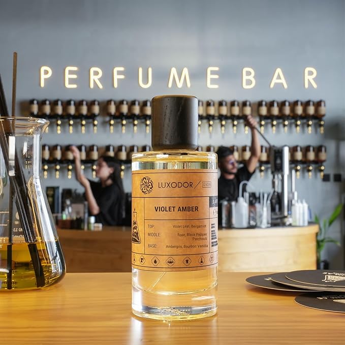 Violet Amber - Eau de Parfum - Inspired by Tuxedo - Unisex Fragrance Long-lasting 3.4 fl. oz (100ml)
