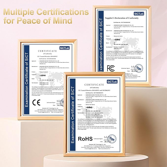 Neck Face Massager, 4 Color LED Facial Massager with Micro-Current Vibration Facial Cold and Hot Service for Wrinkles, Double Chin, Multifunctional Facial Light Therapy Device for Skin Care at Home