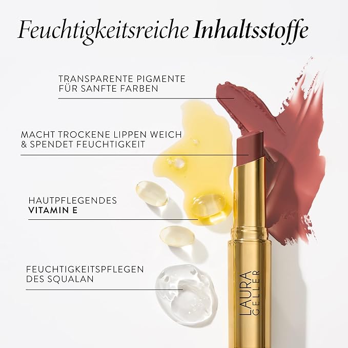 LAURA GELLER NEW YORK Jelly Balm Moisturizing Tinted Lip Balm - Sheerly Amazing - Hydrating Vitamin E - Semi-Shine Finish