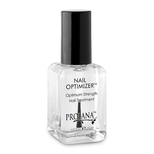 Prolana Nail Optimizer, Extra Strong Strengthener Base Coat for Weak and Damaged Nails, Nail Growth & Prevents Nails from Peeling, Stops Slipts, Chips & Strengthens, 0.5 oz