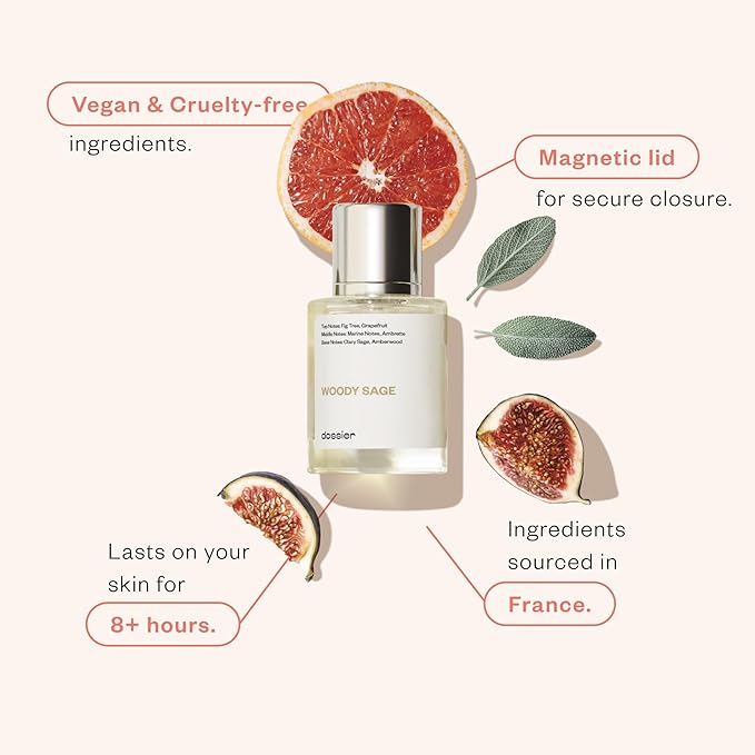 Dossier - Eau de Parfum - Universal Crowd Pleasers 50 ML Trio Set - Ambery Saffron - Woody Sage - Woody Sandalwood - 3x Fragrance 1.7 Fl oz