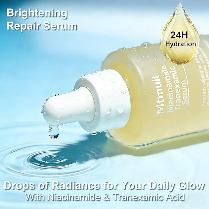 Mtmult Tranexamic Acid Serum - Tranexamic Acid for Face | Hyperpigmentation Treatment with Niacinamide, Stem Cell Serum for Face & Niacinamide, 1.01 fl.oz