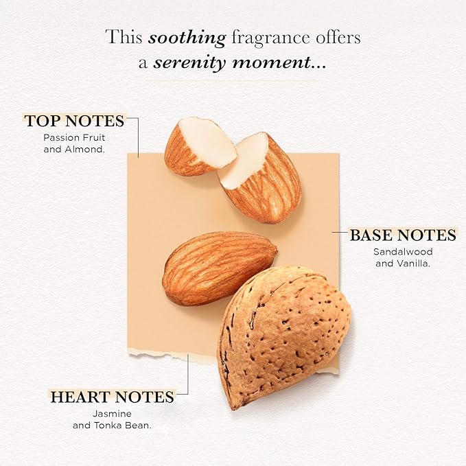 Solinotes Almond Perfume for Women & Men, 1.7 Fl Oz/ 50 ML Eau De Parfum, Delicate Floral and Soothing Scent with Premium Ingredients - Clean Perfume, Cruelty Free, Vegan, Made in France