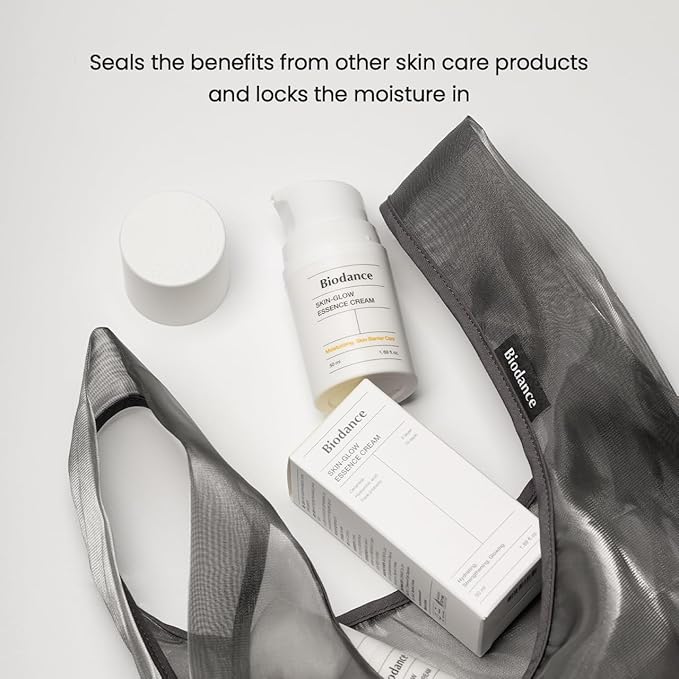 BIODANCE Skin-Glow Essence Cream, Moisturizing, Hydrating, Anti-Aging, Facial Moisturizer with Hyaluronic Acid, Ceramide, Korean Skin Care, Valentines Day Gifts for Her | 1.69 fl.oz, 50ml