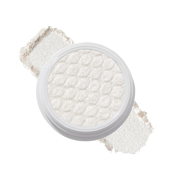 ColourPop Super Shock Shadow - High-Pigment, Crème-Powder Eye Makeup - Single Glitter Eyeshadow with Minimal Fallout and Unique Bouncy Texture - Metallic Icy White Eyeshadow - Tassel (0.07 oz)