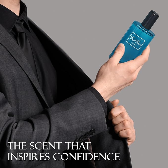 2PCS Valentine Milano/Cool Ocean Men Eau De Toilette for Men-Fresh,Romantic Scent Perfume for Men 3.4 Fl Oz Each Mens Cologne For All Skin Daily Used