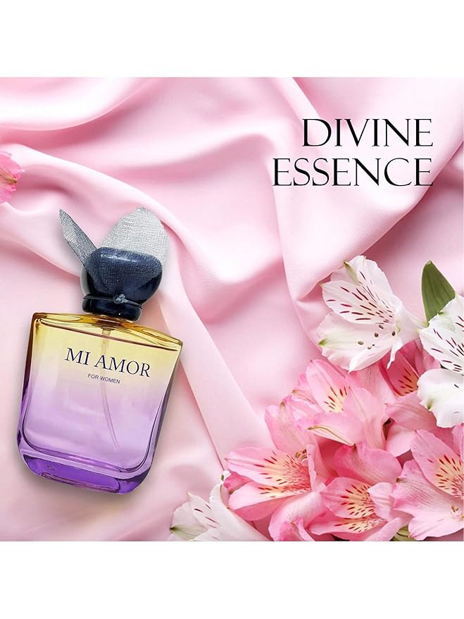 4-Piece Women's Perfume Set with 10ml Rollerball, EDP Collection, Variety of Fragrances,Long Lasting Cologne (Love U/Soft Cloud/Mession D R/MI Amor)