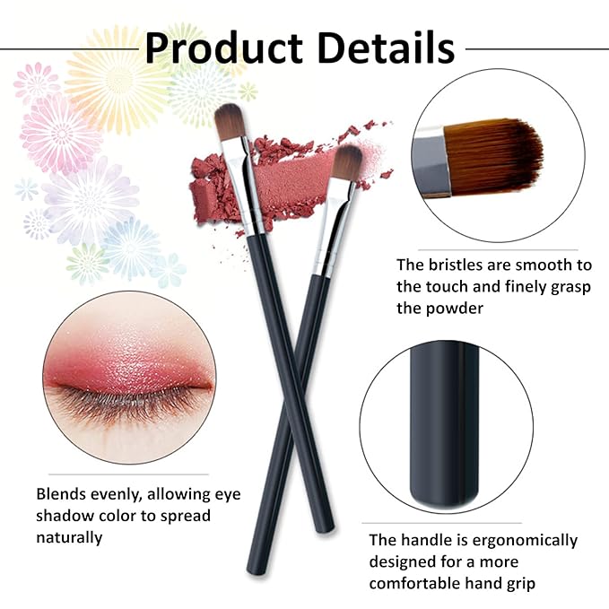 Black Smoky Eyeshadow Palette - Silver Shimmer, Grey, Gold, Brown - 9 Colors - Glitter & Matte Finish - Long Lasting, Waterproof - Pearl Eye Shadow Palette - Includes Eyeshadow Brush