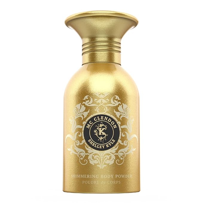Mcclendon Talc Free Shimmer Powder, Body Powder, Dusting Powder, Leaves Skin Soft, Dry, Smooth, and Shimmering, 48g