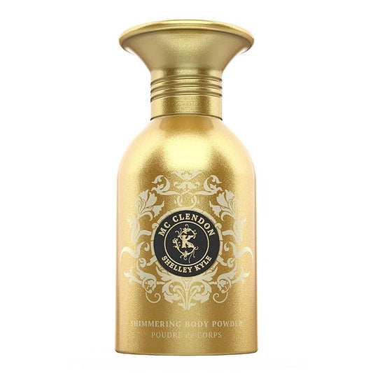 Mcclendon Talc Free Shimmer Powder, Body Powder, Dusting Powder, Leaves Skin Soft, Dry, Smooth, and Shimmering, 48g