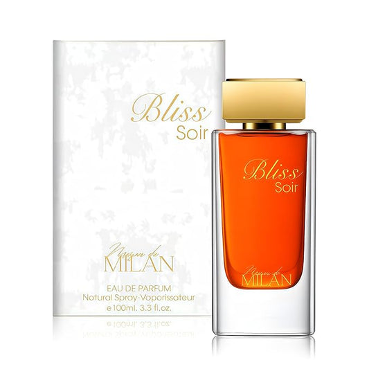 Elegant Floral Perfume for Women 100ml / 3.4 Oz Eau de Parfum - Long Lasting Feminine Scent for Day & Night(Bliss Soir)