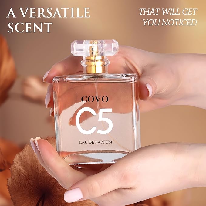 URBAN COLLECTION Covo C5 for Women Eau De Parfum 3.4 fl oz- Pure Femininity in a Bottle - Delicate Floral Scents of Jasmine and May Rose - Cruelty-Free Perfume Precious Gift for Women