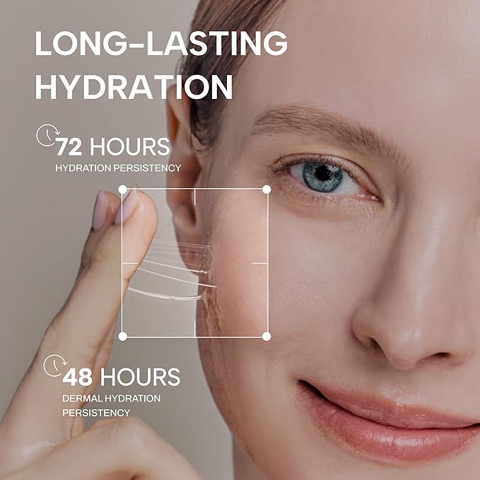 Whamisa Organic Cactus Bouncy Serum, 48 hrs Inner Skin Moisture, 72 hrs Hydrating and Moisturizing, Fermented Ingredient Formula, Facial Ampoule, Korean Skin Care (52ml)