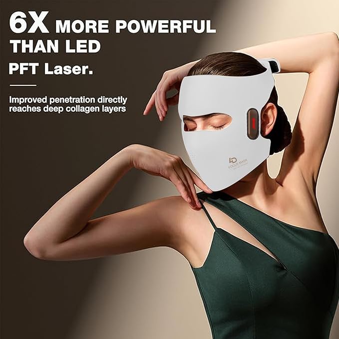 JOVS 4D Laser Light Therapy Mask, White