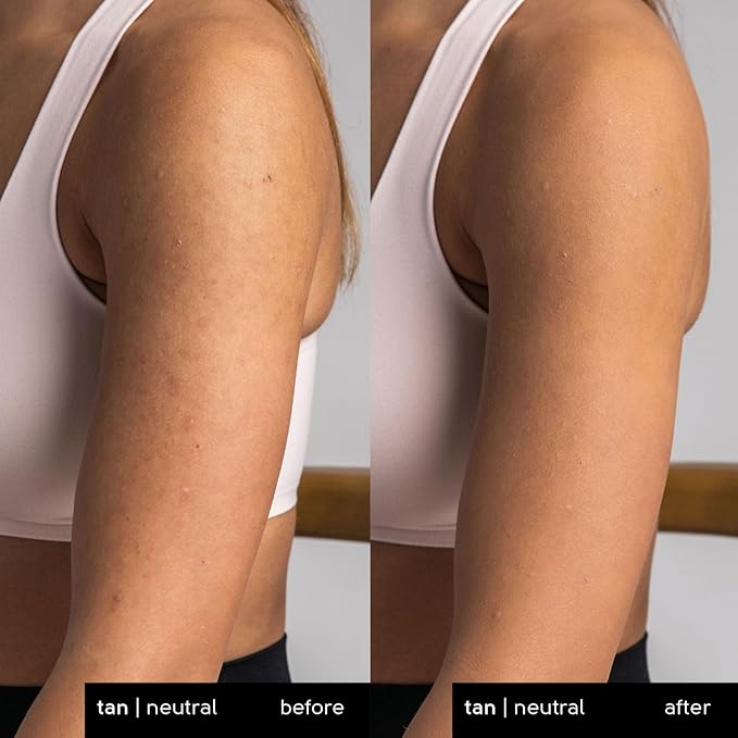 Tinge Tint Body Makeup, Lasts Up to 48 Hours, Medium Coverage Cream With Amino Acids, Hyaluronic Acid & Lysine, Semi Matte Finish, Water & Transfer Resistant, 3.38 Fl Oz - Tan Warm