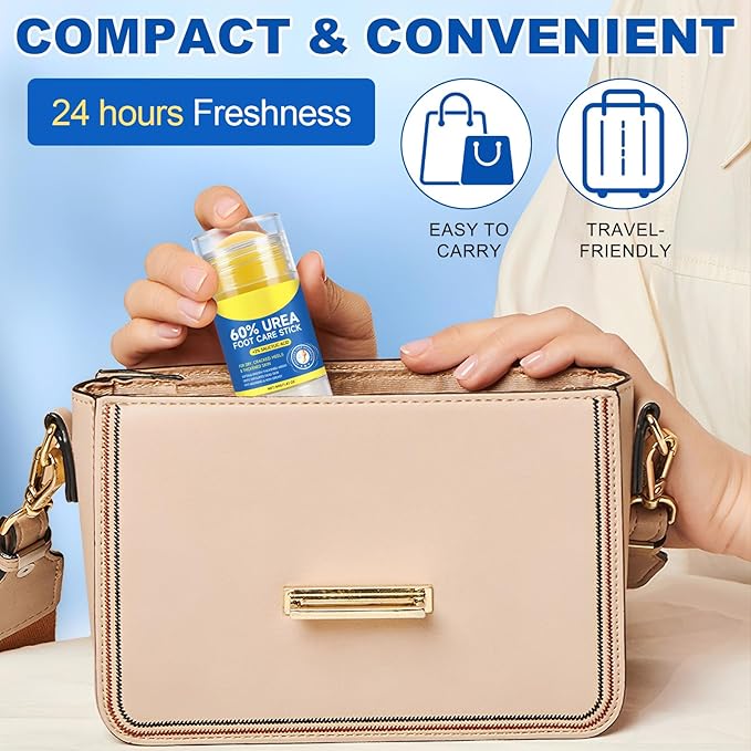 Urea Cream 60 Percent for Feet, 2% Salicylic Acid Urea Foot Cream for Cracked Heels and Dry Skin, Deep Moisturizing, Cracked Heel Repair Cream, Repairing Creams for Heels, Knees, Elbows & Hands (2)