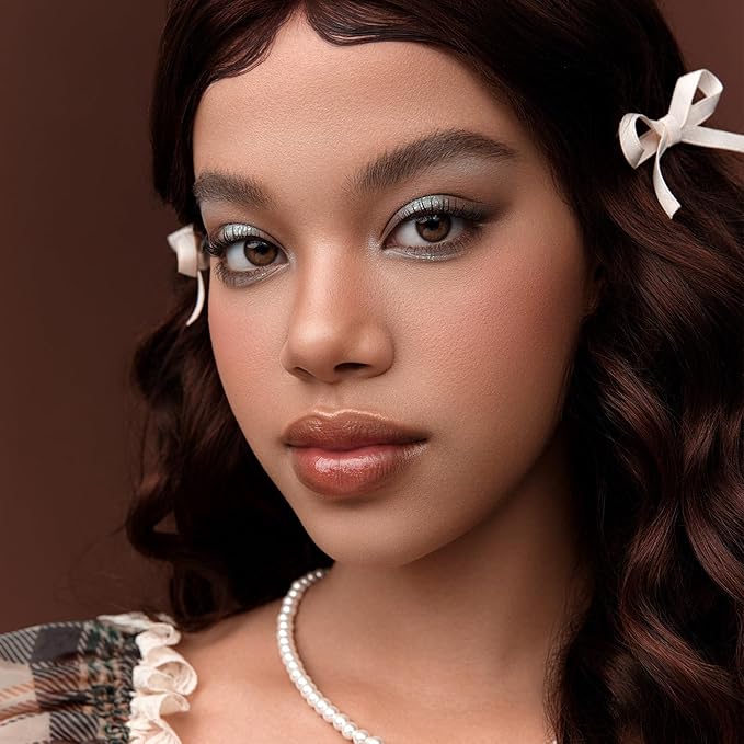 Flower Knows The Sweetie Bear Collection 6-Color Makeup Palette,Green Eyeshadow with 4 Matte + 2 Shimmer Shades,Blendable Smooth Cute Eye Makeup,0.23 Oz(03 Mint Chocolate)