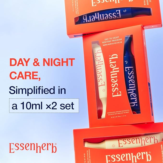 Day to Night Routine Program – 24H K Beauty Skincare Set with Bounce It Day Cream & Float It Night Cream – Vegan Korean Moisturizer Duo for Hydration, Firming & Wrinkle Care (0.34oz&0.34oz)