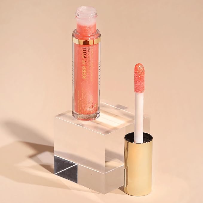 Milani Lip Gloss, Keep It Full Nourishing Lip Plumper with Hyaluronic Acid & Peptides for Soft, Fuller-Looking Lips (0.13 Fl. Oz.) Rosewood