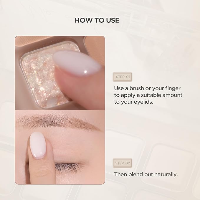 lilybyred Mood Keyboard | 10-Shade Korean Eyeshadow Palette, Highly Pigmented, Matte, Shimmer & Jelly Glitter, Smooth. Blendable, Long-Lasting, Dome-Shaped Design, 0.37 oz. (05 Warm Membership)