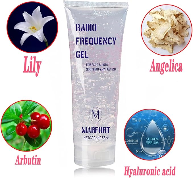 Cooling Gel Combination with Hair Removal Machine or microcurrent Facial for face Body