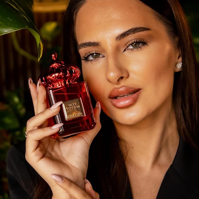 MATIN MARTIN Silky Saffron for Unisex - Arabian Perfume for Women & Men - Long Lasting Woody Spicy Fragrance with Leather, Vetiver, Sandalwood Notes - Arabic Cologne - Travel Size - 3.4 oz EDP Spray